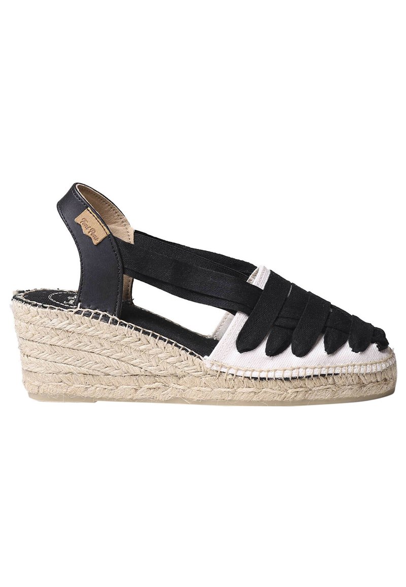 Toni Pons - Sandalias de cuña - black/negro - Zalando.es