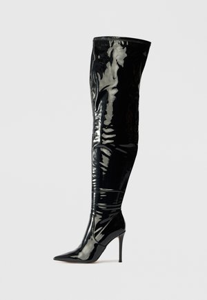 EVENTFUL - Botas acima do joelho - black