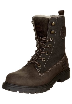 Stivaletti stringati - dark brown