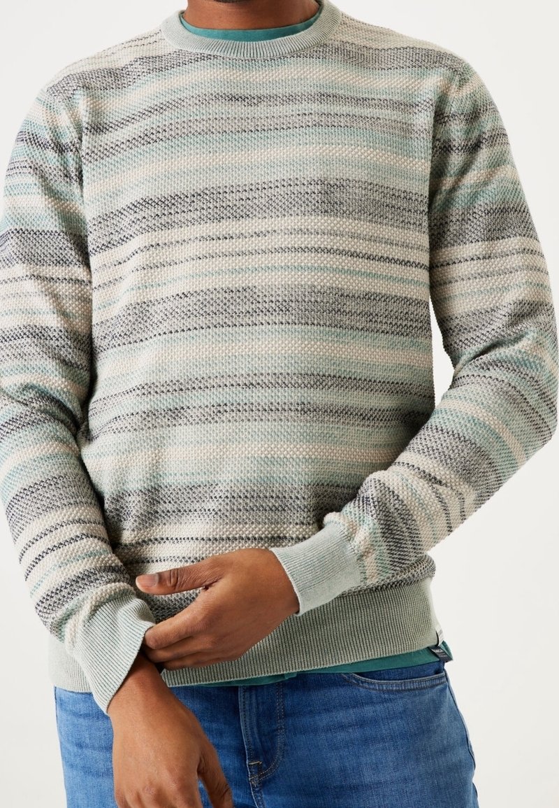 Garcia Stickad tröja - light green