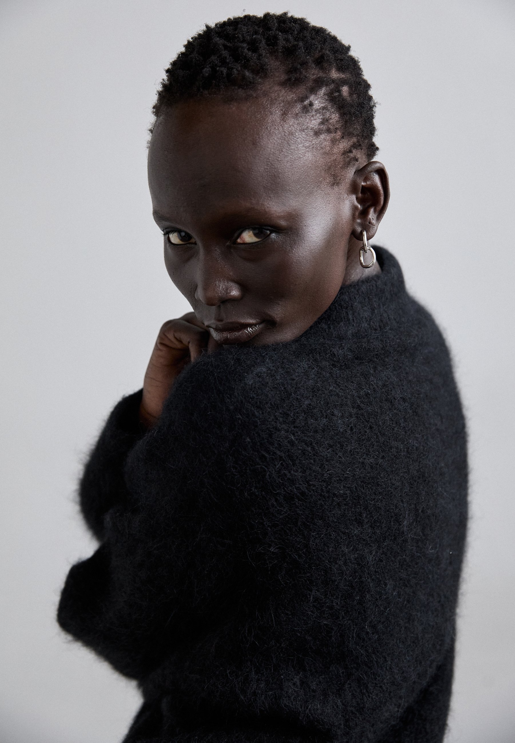 EVERYDAY I LIKE ふわふわ Fluffy Sweater ブラック EVERYDAY I LIKE ふわふわ Fluffy Sweater ブラック EVERYDAY I