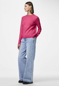 Pieces PCJULIANA O-NECK NOOS - Pulover - beetroot purple