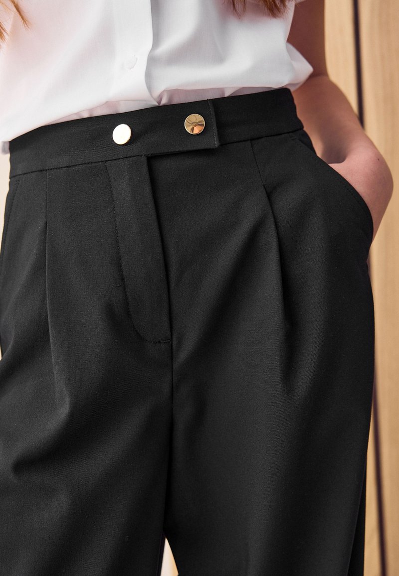 Pantalon Femme NEXT - Taille UK 8 Noir - Neuf Avec étiquettes - Coupe Classique Décontractée
