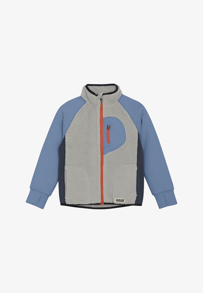 Color Kids WITH SLEEVES - Fleecejacka - coronet blue