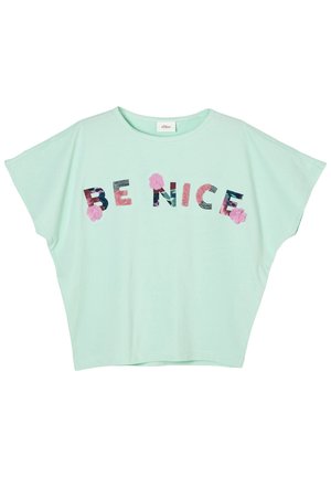 s.Oliver, T-Shirt print - aqua