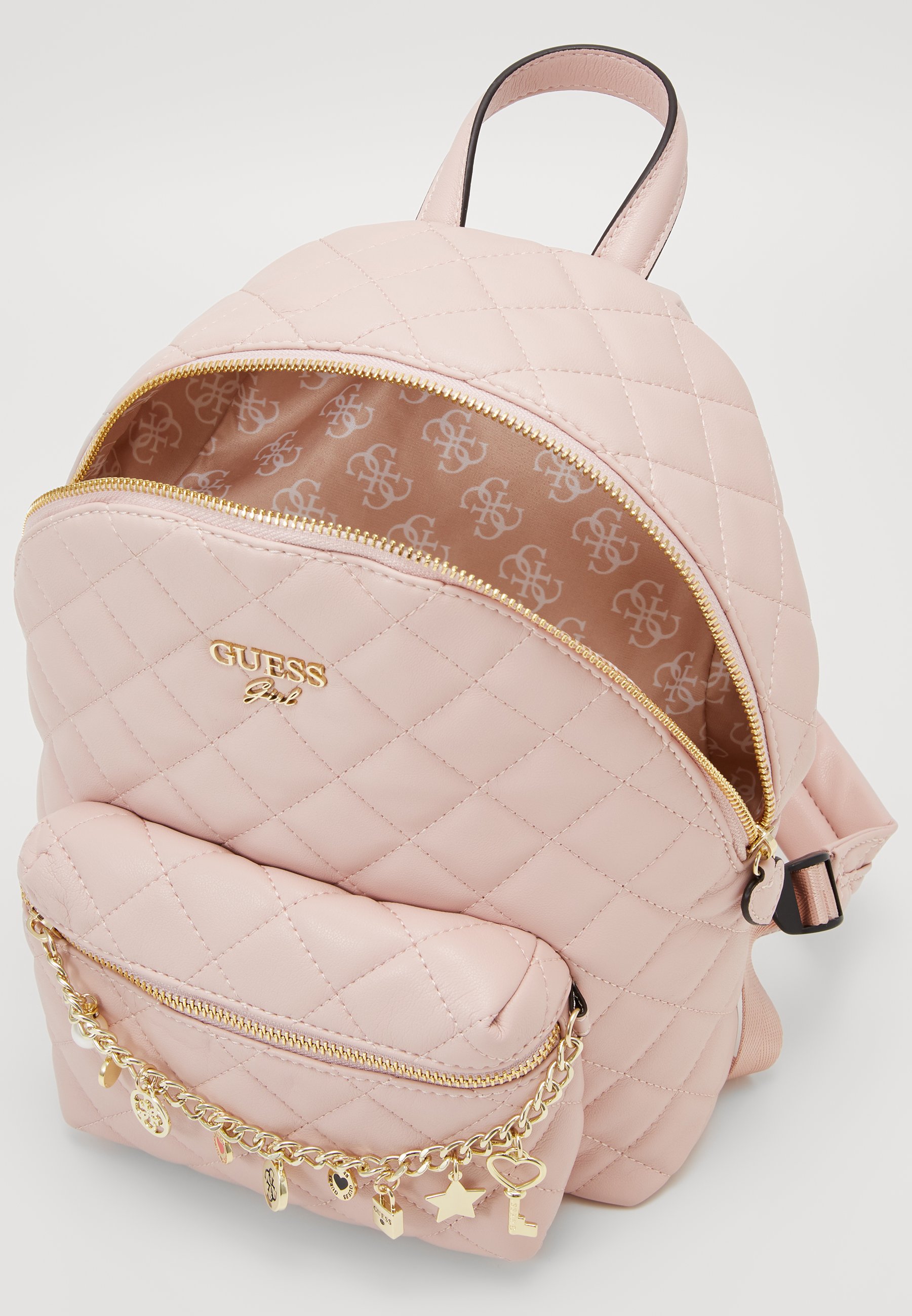 Guess STACIE SMALL Ryggsäck roseljusrosa Zalando.se Guess STACIE SMALL Ryggsäck blacksvart Zalando.se