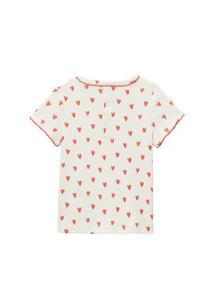 Monoprix, T-shirt imprimé - vermillon