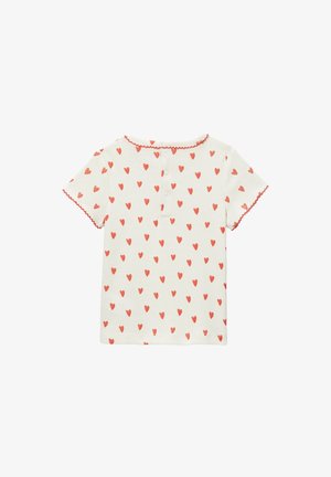 Monoprix, T-shirt imprimé - vermillon