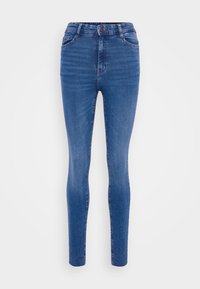 NMSATTY CUT HEM - Uske traperice - dark blue denim