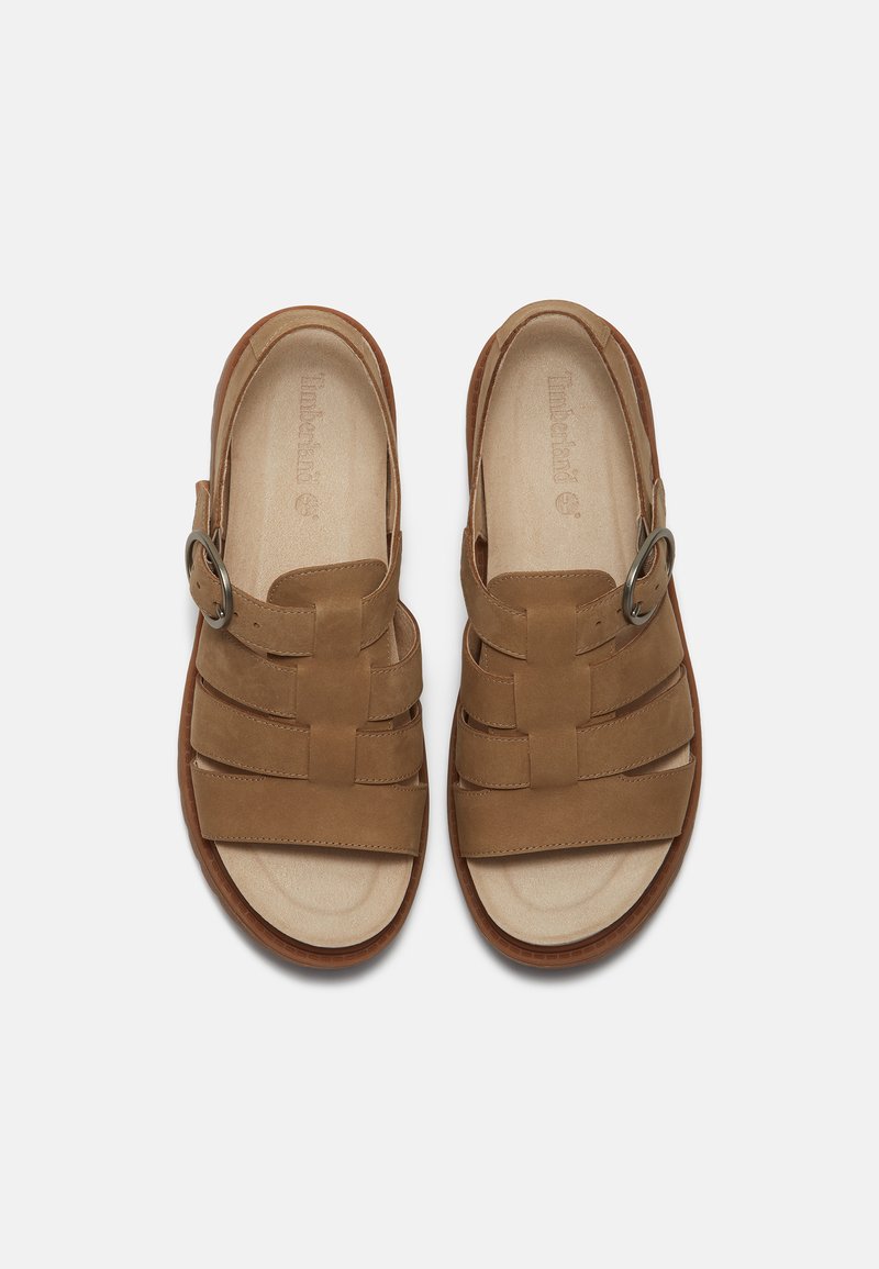 Timberland CLAIREMONT WAY - Páskové sandály - medium beige
