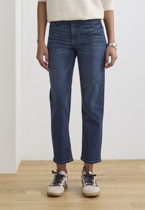 ICHI, Jean droit - dark-blue denim