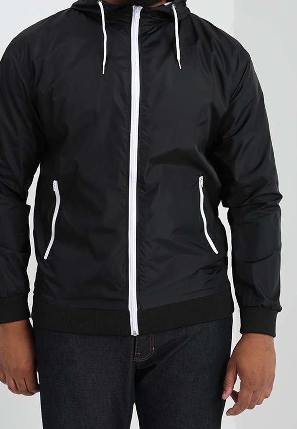 Urban Classics Kevyt takki - black
