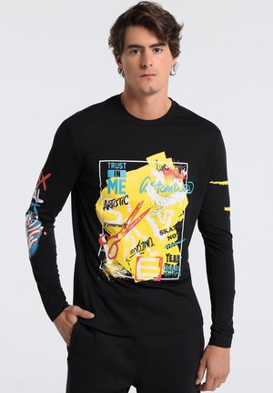 Six Valves Long sleeved top - schwarz