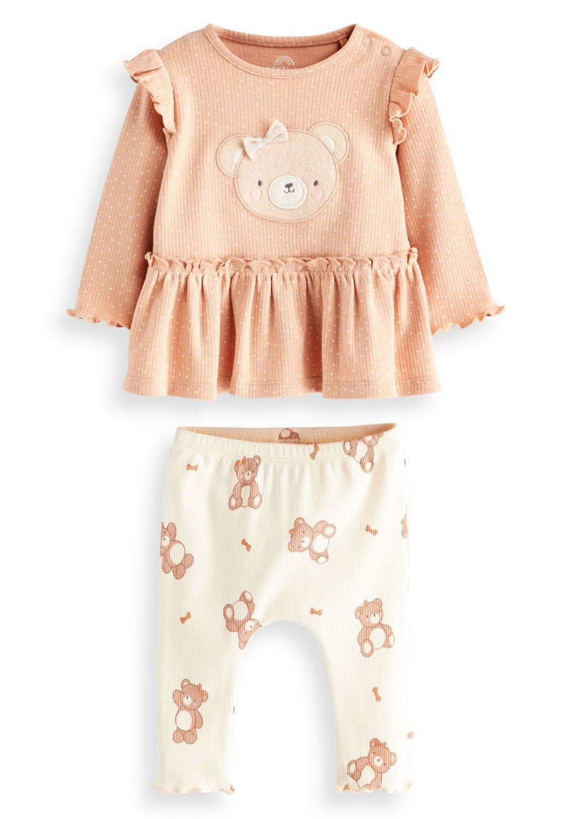 Next SET STANDARD - Langærmet T-shirt - rust brown bear
