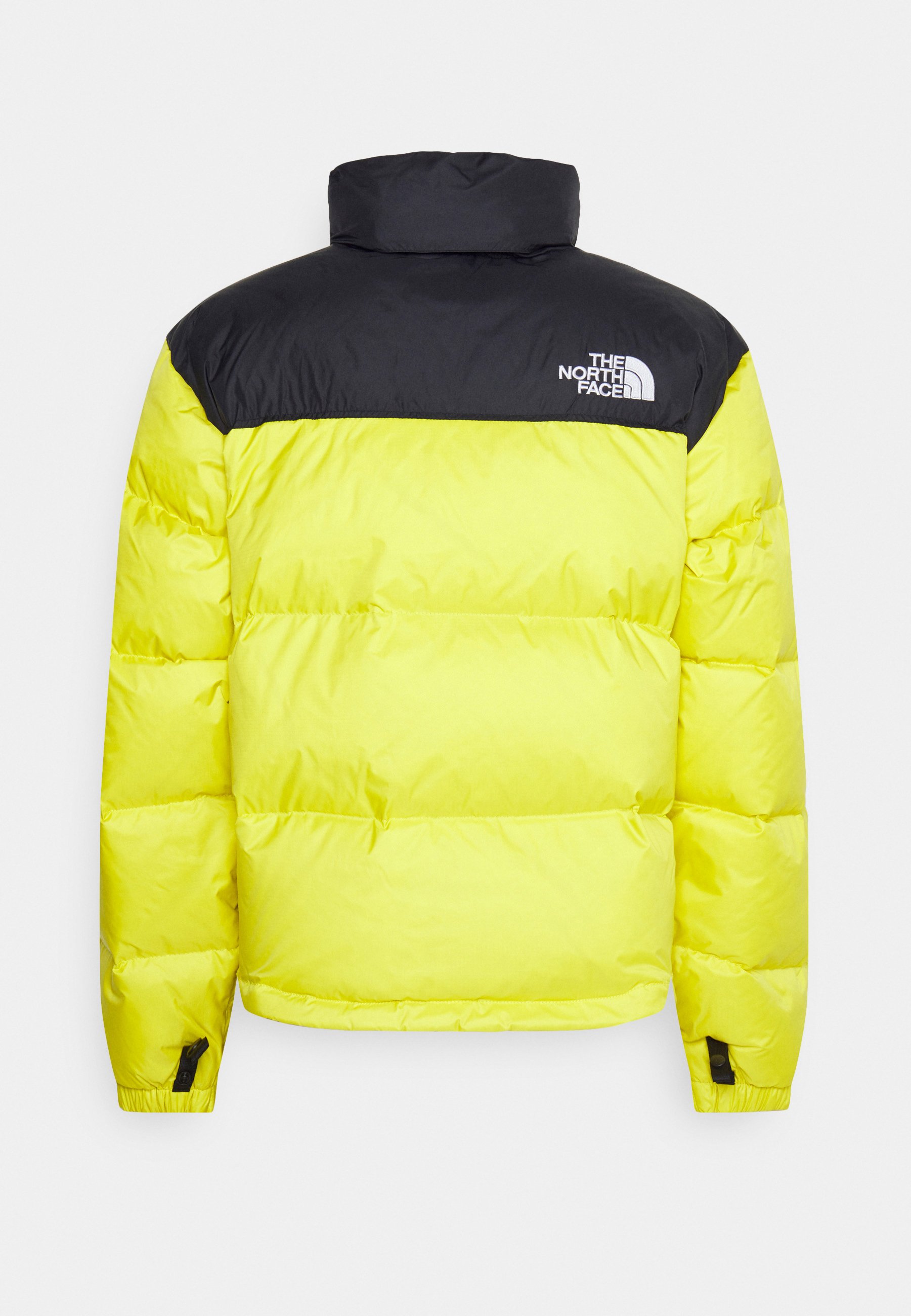 neon yellow north face fleece