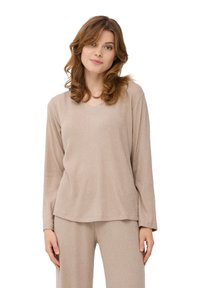 Terranova A CON SCOLLO  - Maglietta a manica lunga - avorio melange