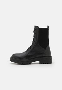 Geox IRIDEA - Stivaletti con plateau - black