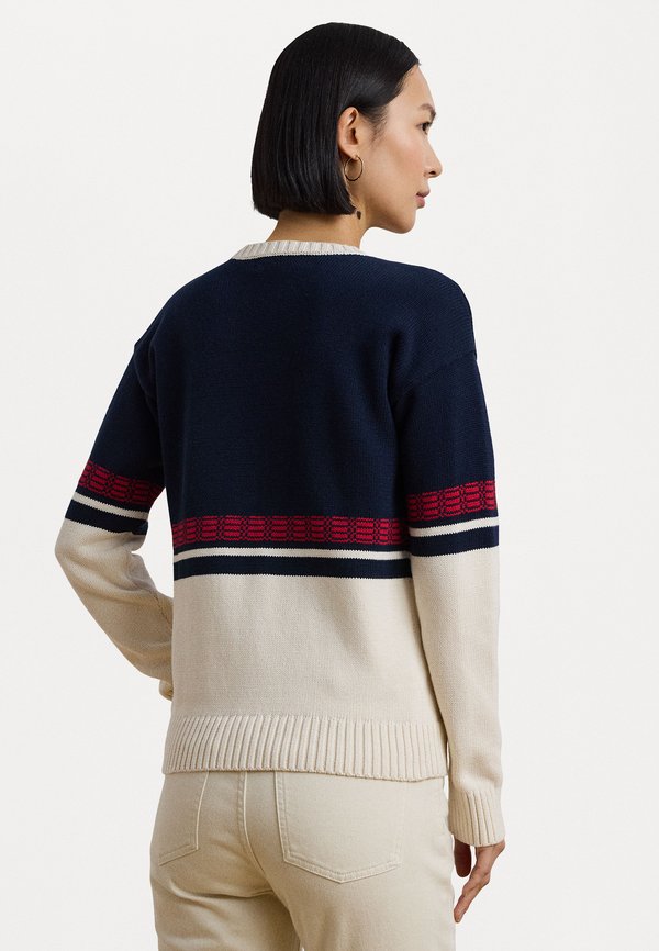 EMBROIDERED-CREST COTTON SWEATER - Jumper - multi4