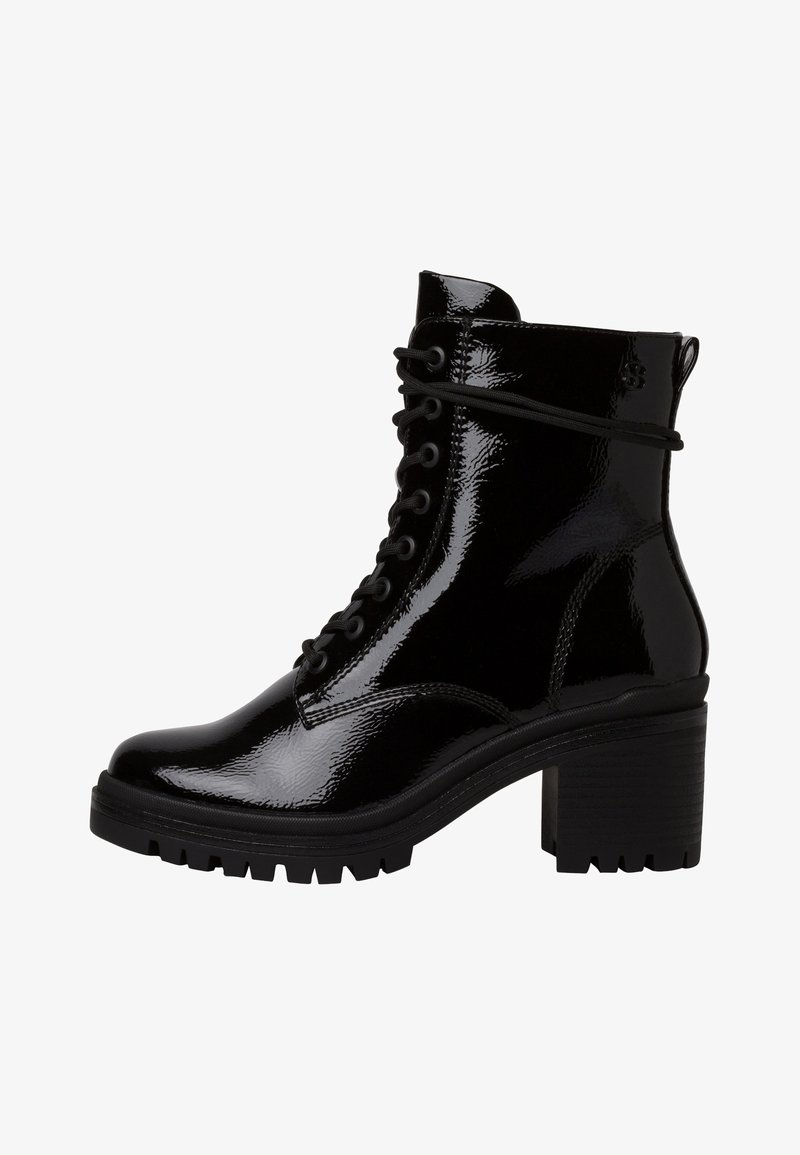 s.Oliver Bottines à plateau - black