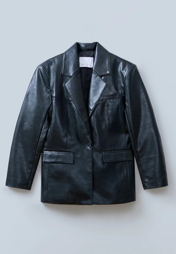STUDIO INSA - Faux leather jacket - schwarz2