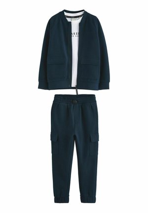 3 PIECE SET - REGULAR FIT - Pantaloni sportivi - navy