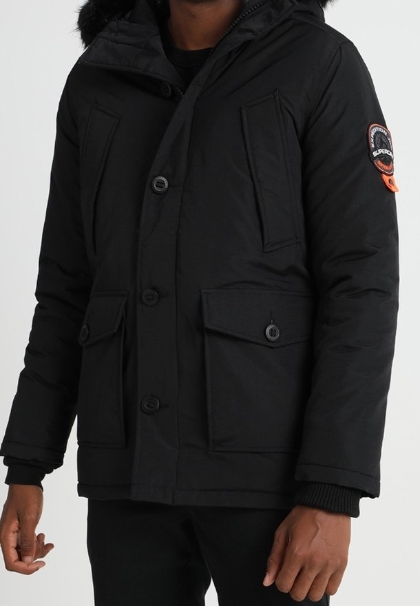 Superdry & Co Talvitakki - black