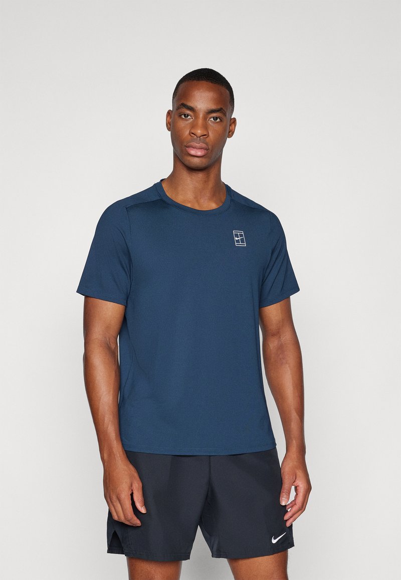 Nike Performance - COURT ADVANTAGE - Sports T-shirt - armory navy/white, Enlarge