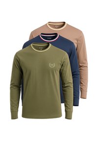 Unausgewählt, dark blue/olive/bronze