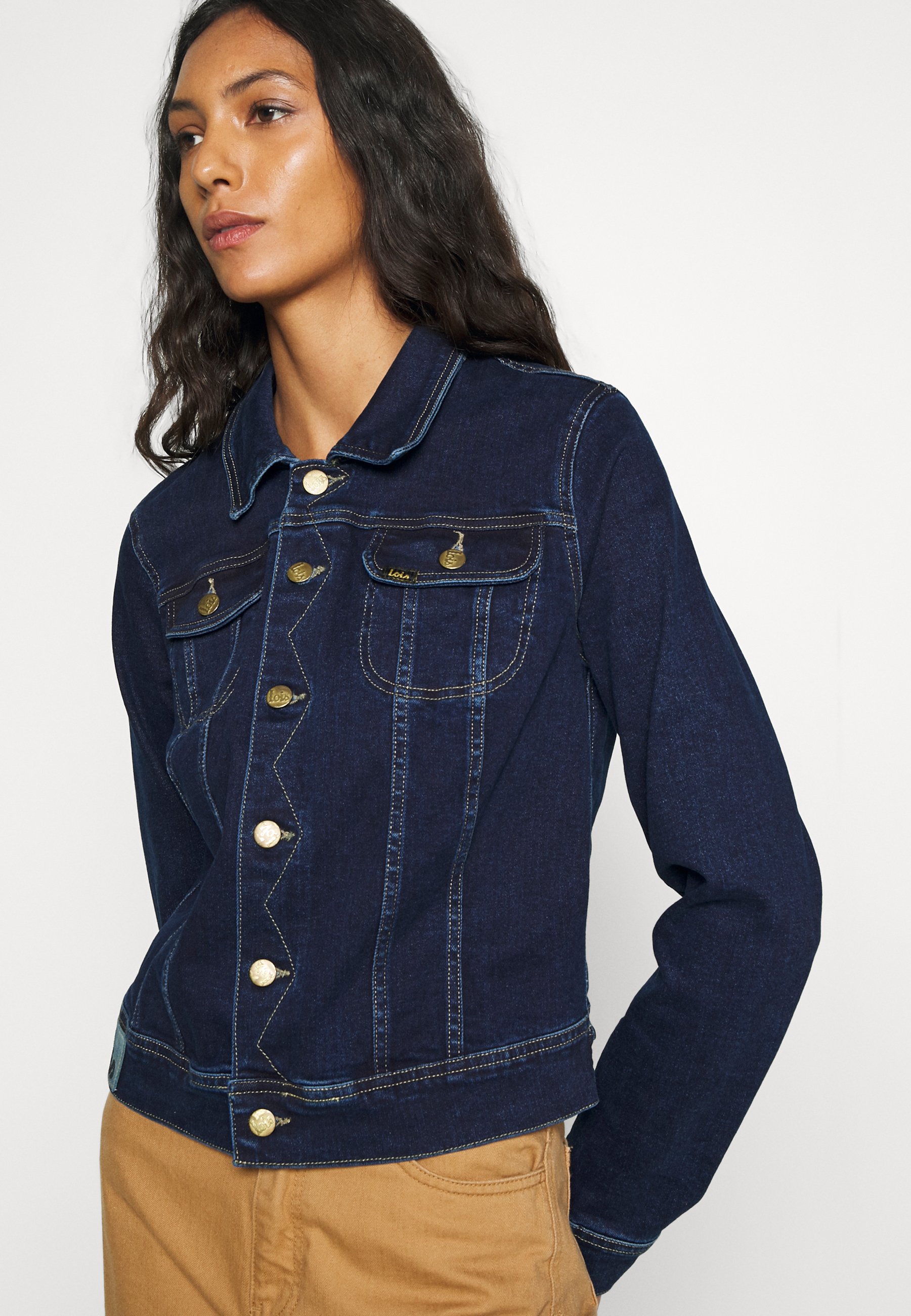 TORERO LADY - Denim jacket - dark stone 