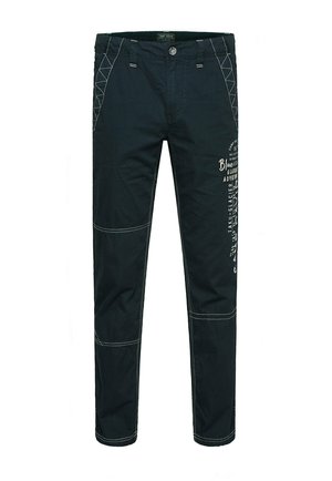 Camp David MIT LABEL-APPLIKATIONEN - Broek - frozen navy