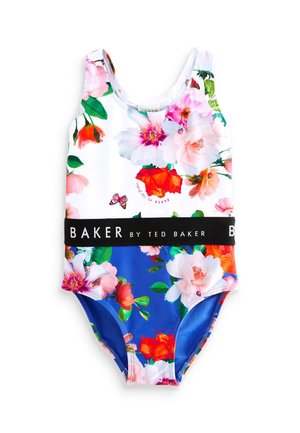 BAKER BY TED BAKER WHITE COLOURBLOCK SWIMSUIT - Maudymosi kostiumėlis - multi