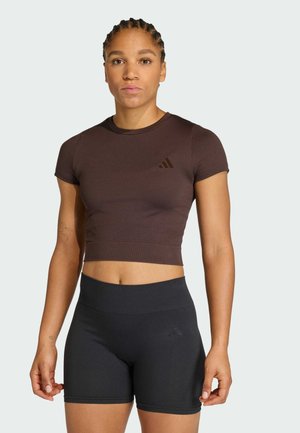 WE TEE - Camiseta básica - aurora coffee