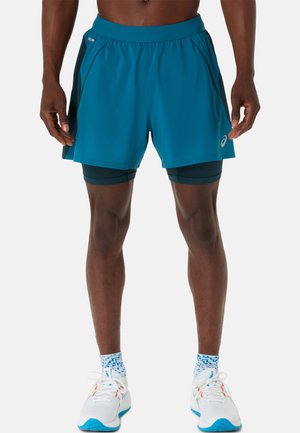 ROAD 2N1 5IN - Kurze Sporthose - tranquil teal dark teal yamabuki