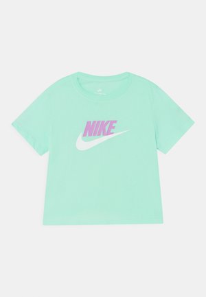 TEE CROP FUTURA - T-shirt z nadrukiem - mint foam