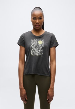 PARSONS POINT™ SCOOP TEE - Sportska majica - black heather