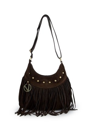 Taška s příčným popruhem - dark brown