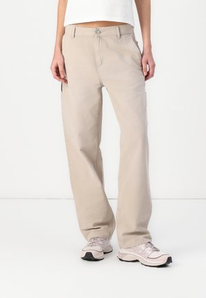 PIERCE PANT STRAIGHT - Jean boyfriend - dusky beige stone