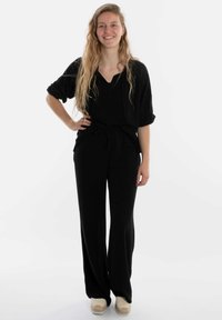 Knit Factory FERN - Broek - black