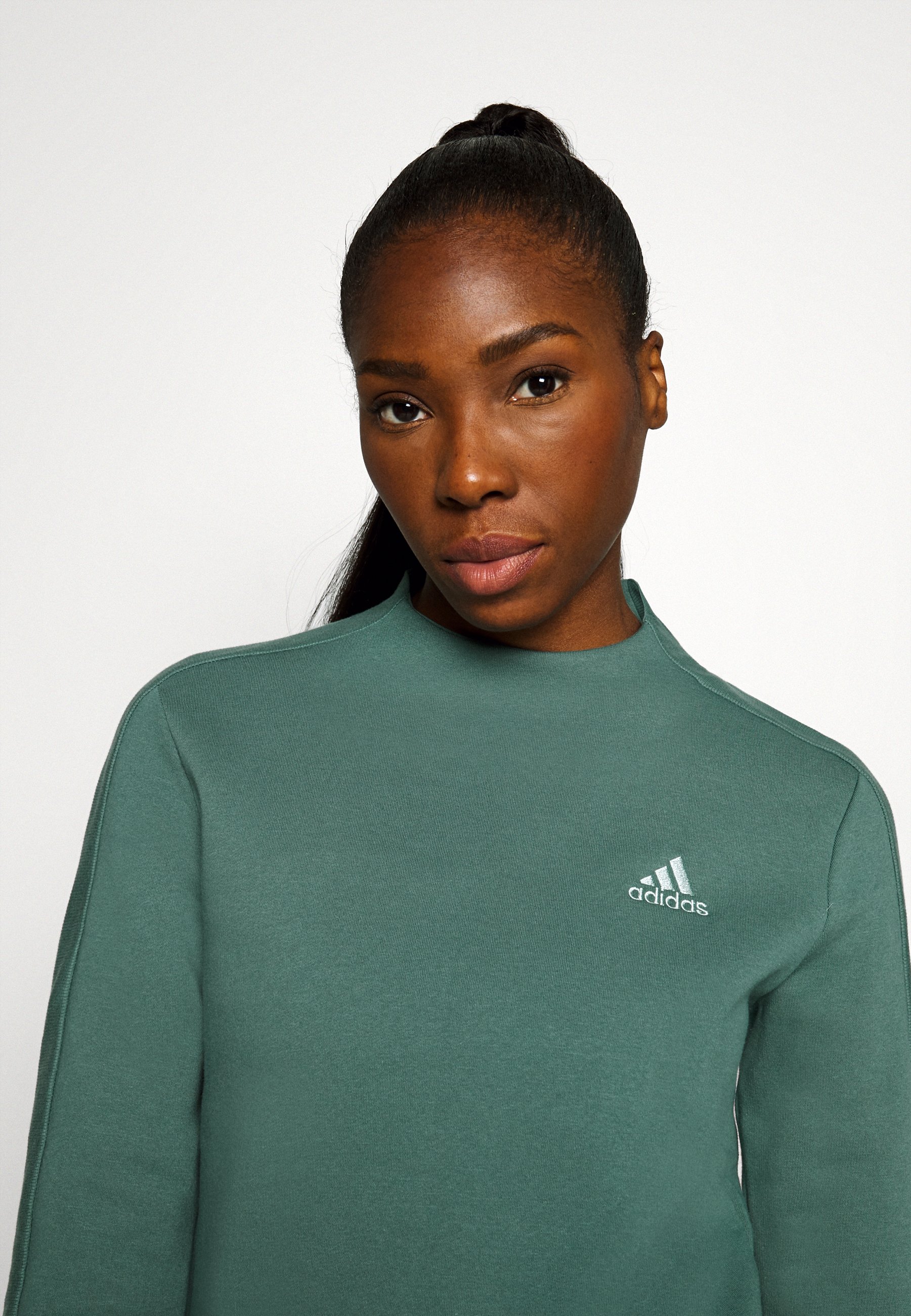 turquoise adidas sweatshirt