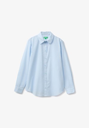 United Colors of Benetton, SHIRT.. - Blusa - light blue