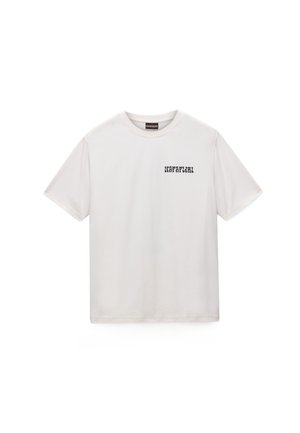 SOL - T-shirts med print - white whisper