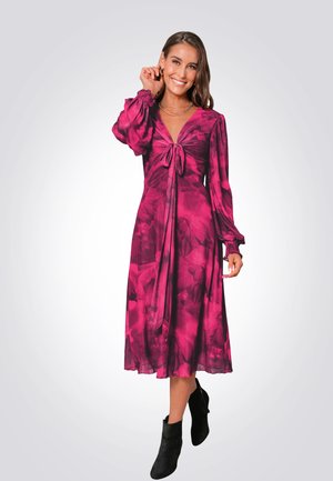 MIDI  - Robe de jour - mottled pink
