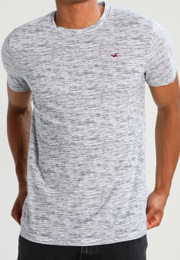 Hollister Co. T-shirt imprimé - mottled light blue