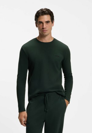 BOSS, WAFFLE LS-SHIRT R - Maglia del pigiama - dark green eight