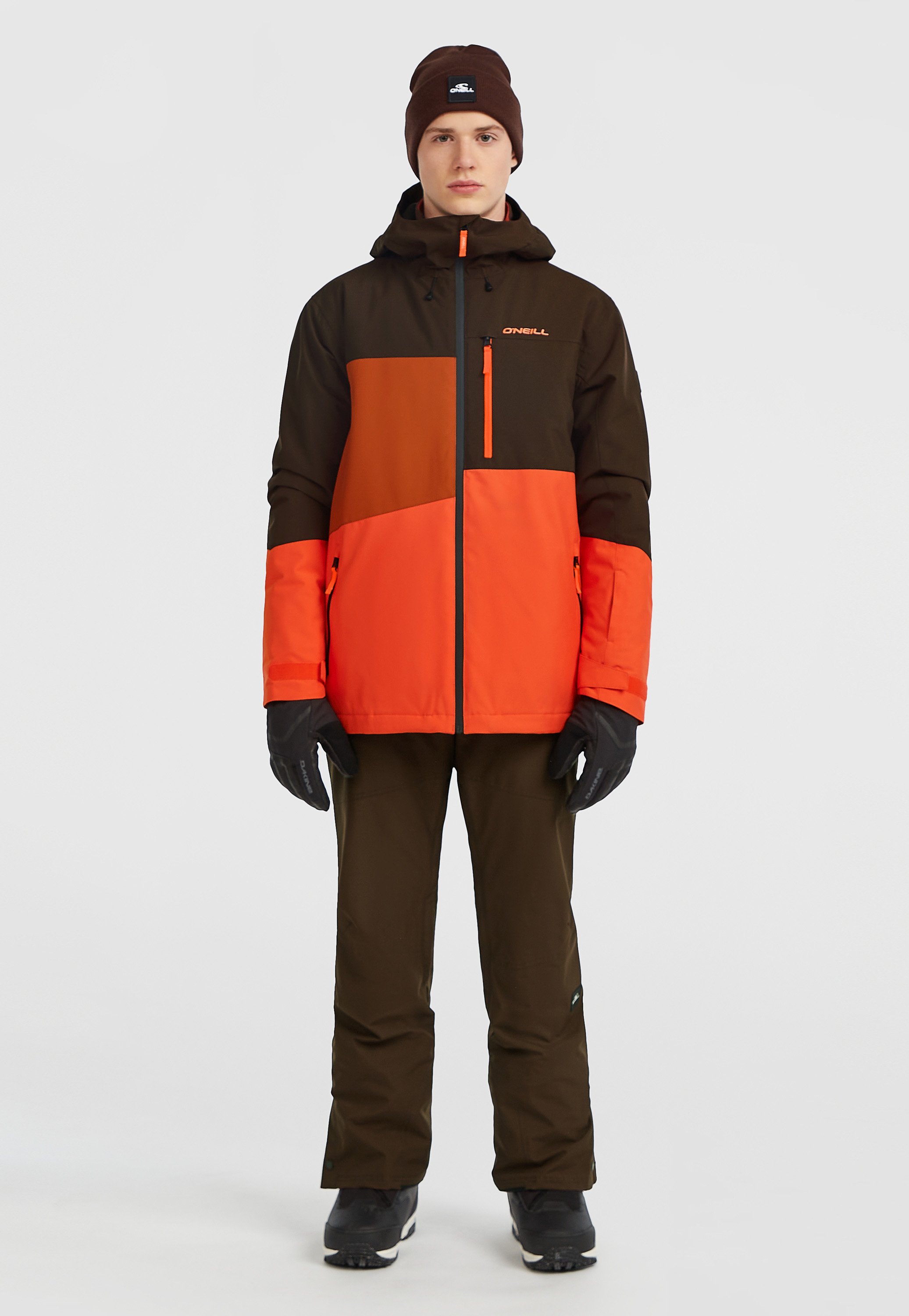 O'Neill FWC CRUZ TRIPLE - Ski jacket - coffee bean colour block