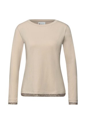 MIT LEO-DETAILS - Longsleeve - beige
