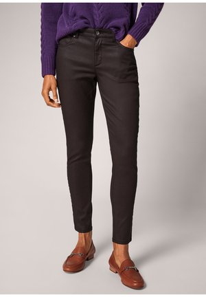 Leather trousers - dark brown