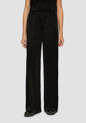 WIDE LEG - Broek - schwarz