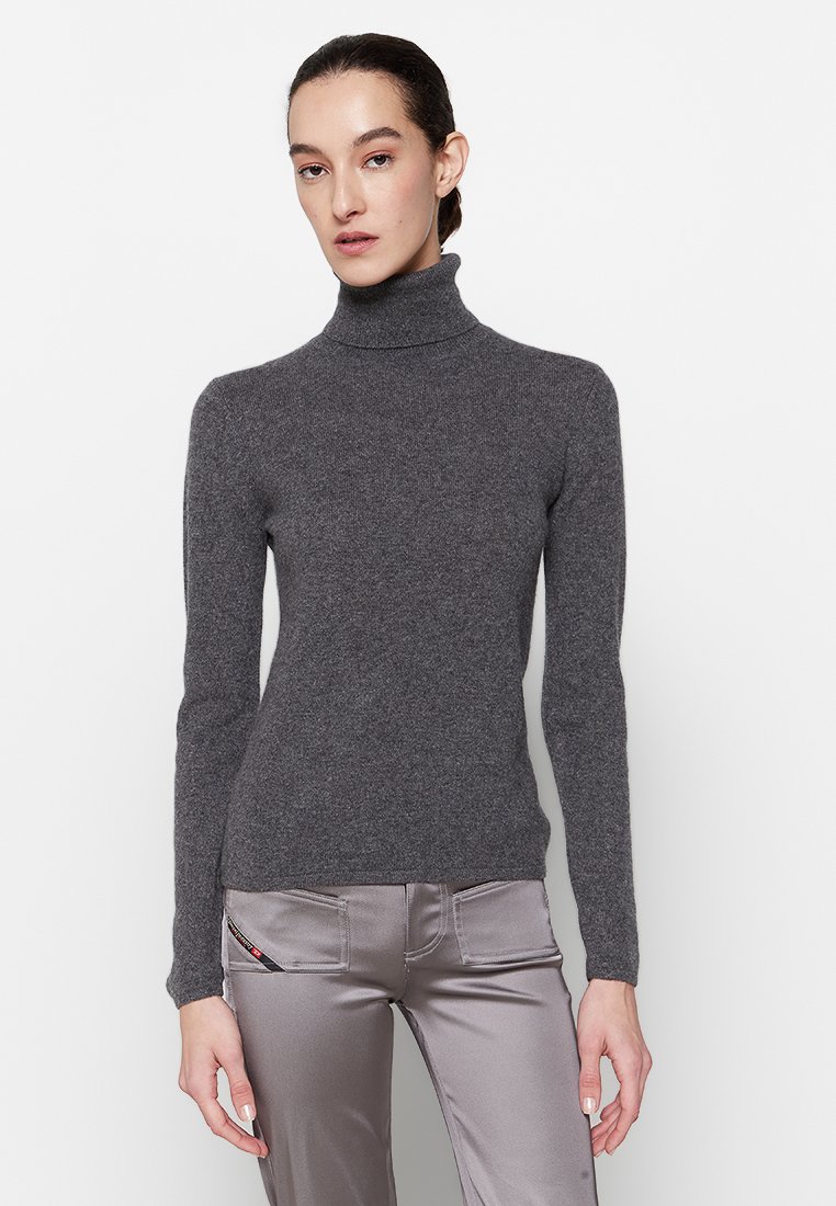 Just Cashmere Vest lichtgrijs