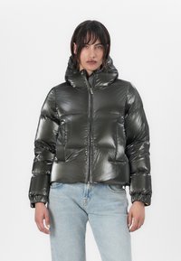 K-Way LETHILLE THERMO - Puhovka - black/olive